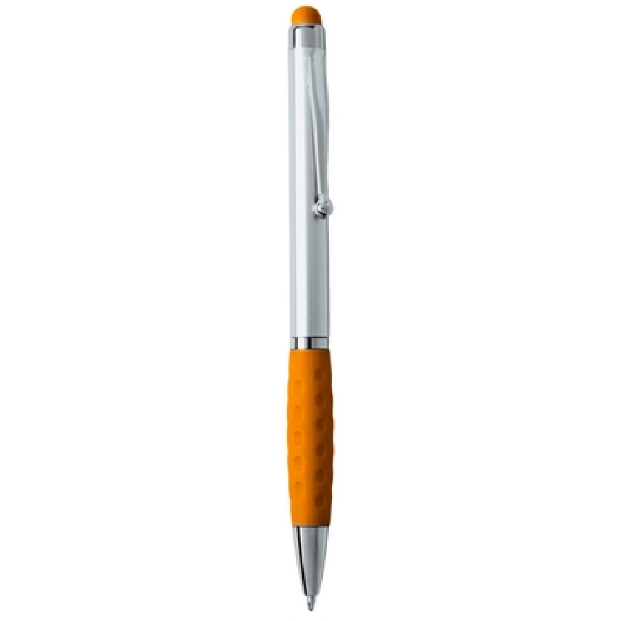Długopis, touch pen V1662-07 pomarańczowy
