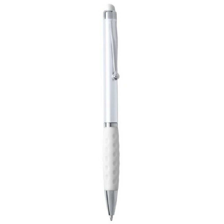 Długopis, touch pen V1663-02 biały