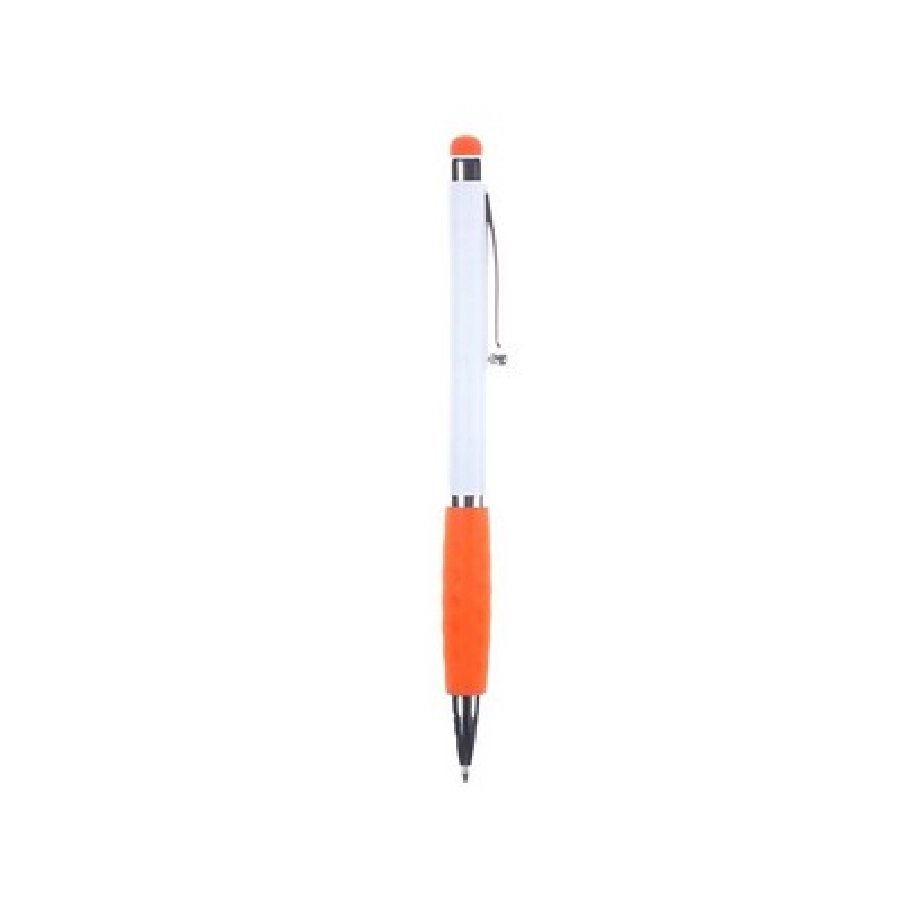 Długopis, touch pen V1663-07 pomarańczowy