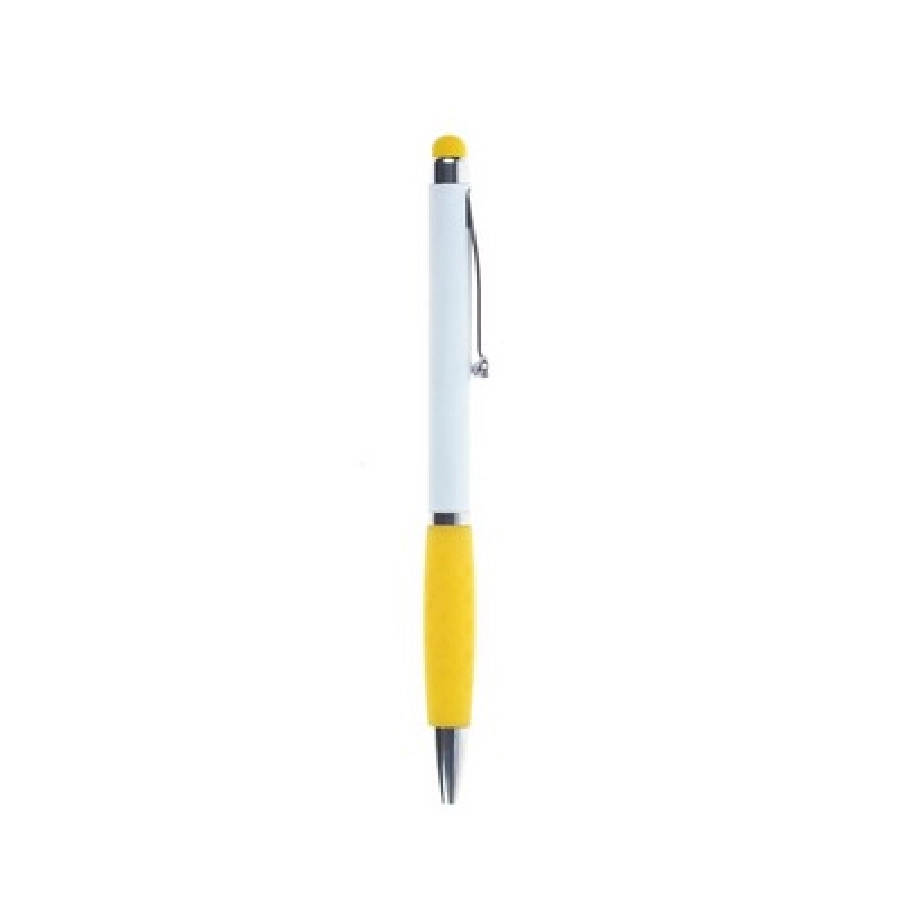 Długopis, touch pen V1663-08 żółty
