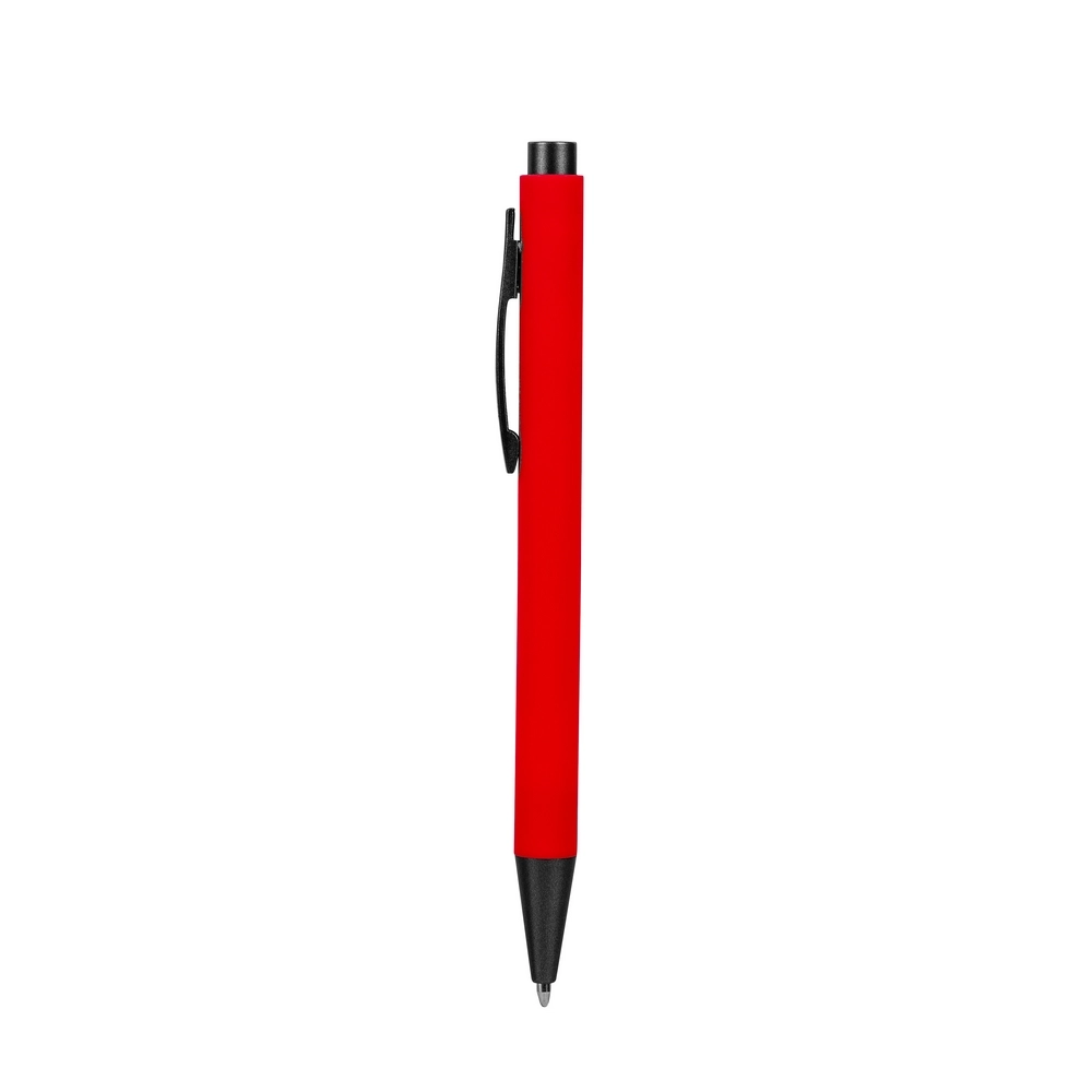 Długopis z wysokiej jakości plastiku i metalu V1696-05 czerwony