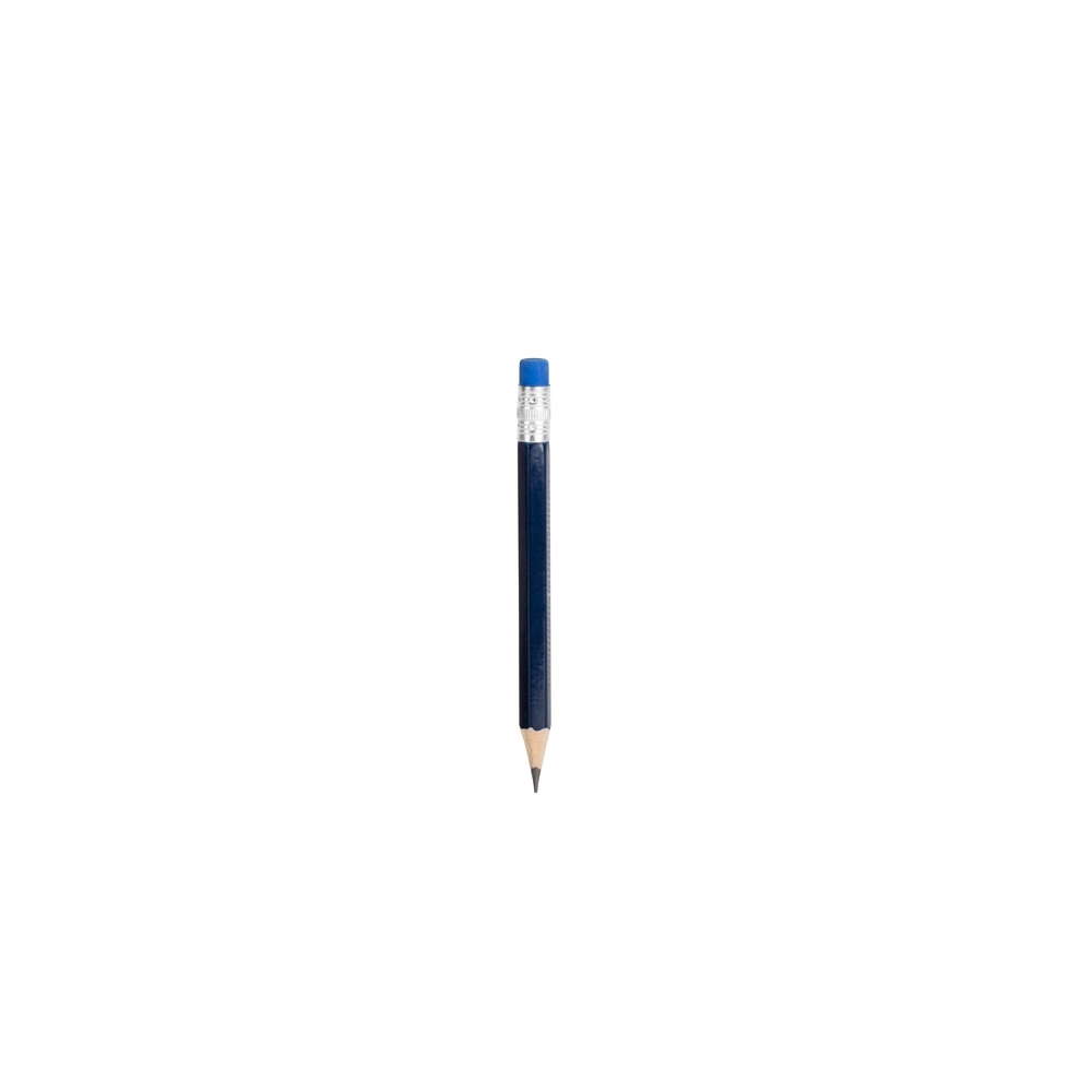 Mini ołówek, gumka V1697-04 granatowy