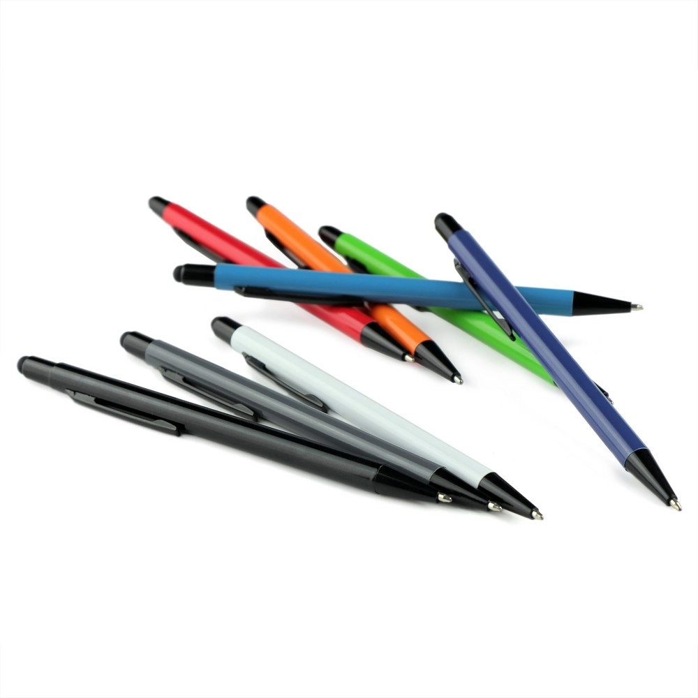 Długopis, touch pen V1700-19 szary