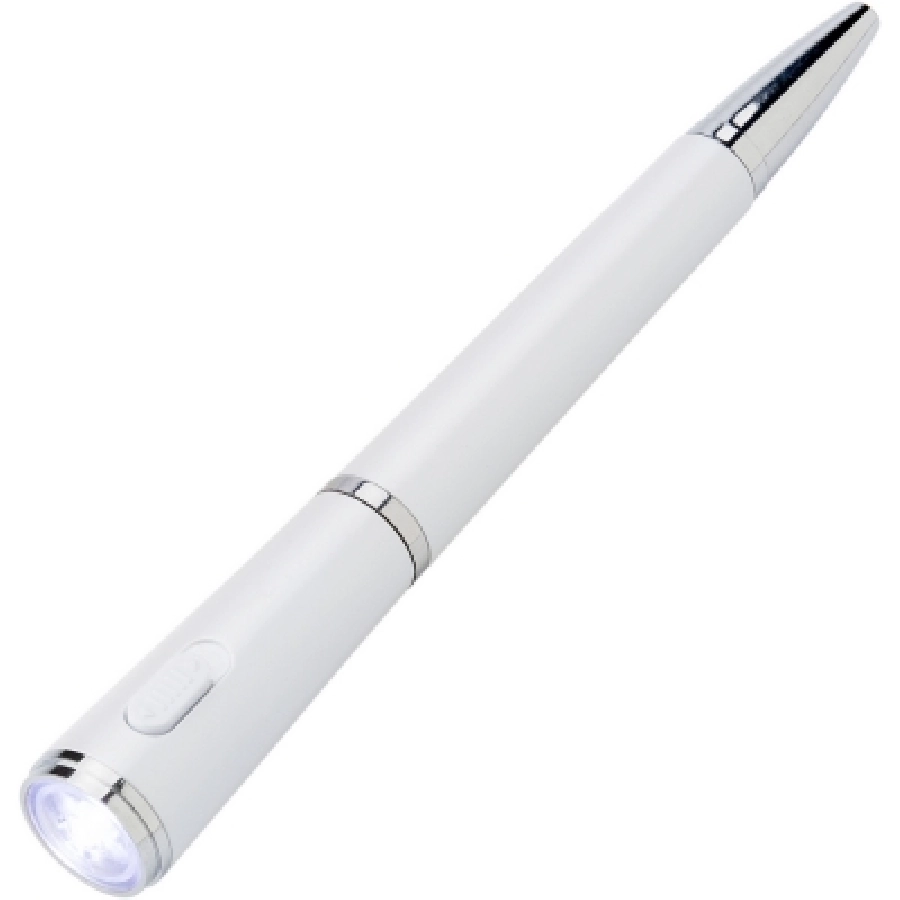 Długopis, lampka LED V1718-02 biały