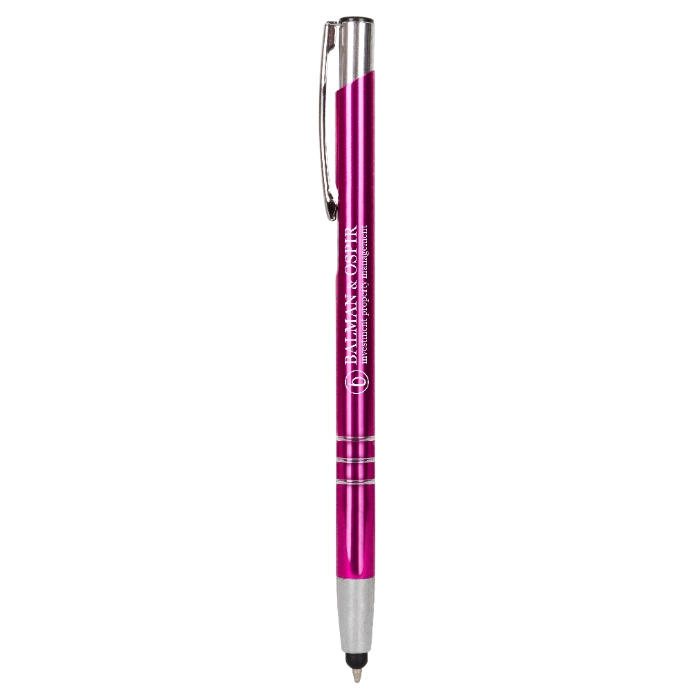 Długopis, touch pen, cieńsza wersja V1601 V1744-21 różowy