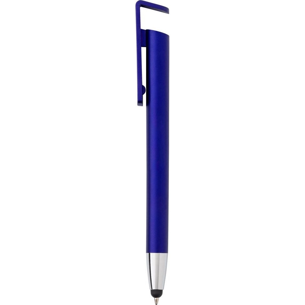 Długopis, touch pen, stojak na telefon V1753-04 granatowy