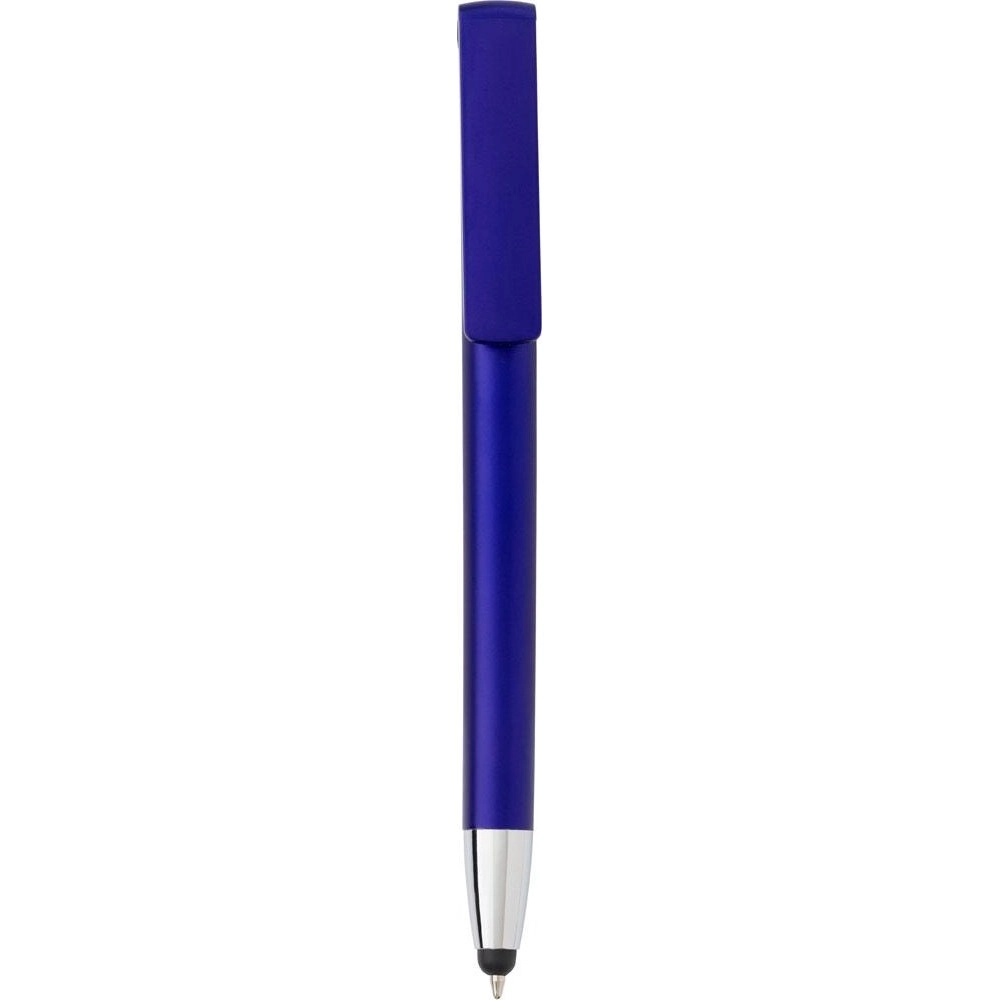Długopis, touch pen, stojak na telefon V1753-04 granatowy