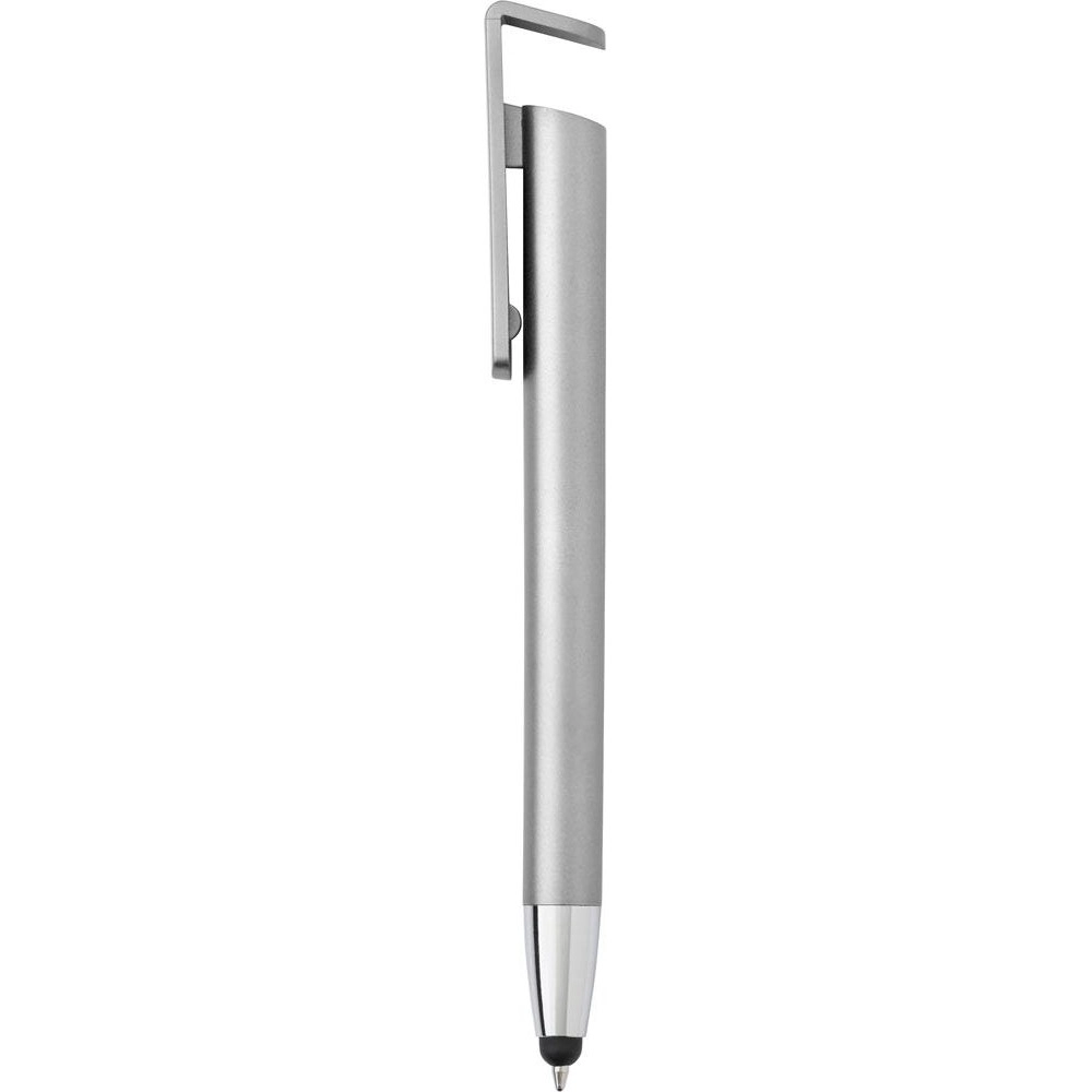 Długopis, touch pen, stojak na telefon V1753-32 srebrny
