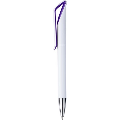 Geometryczny długopis V1760-13 fioletowy
