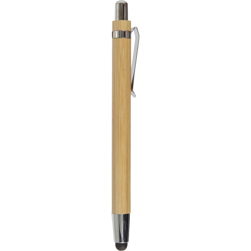 Bambusowy długopis, touch pen V1761-16 brązowy