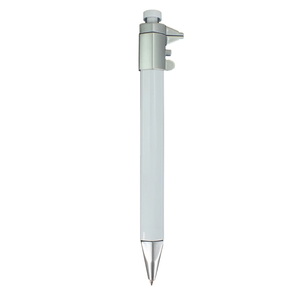 Długopis wielofunkcyjny, linijka, narzędzie pomiarowe V1772-02 biały