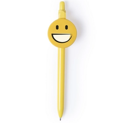Długopis uśmiechnięta buzia V1790-08A żółty