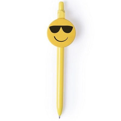 Długopis uśmiechnięta buzia V1790-08C żółty