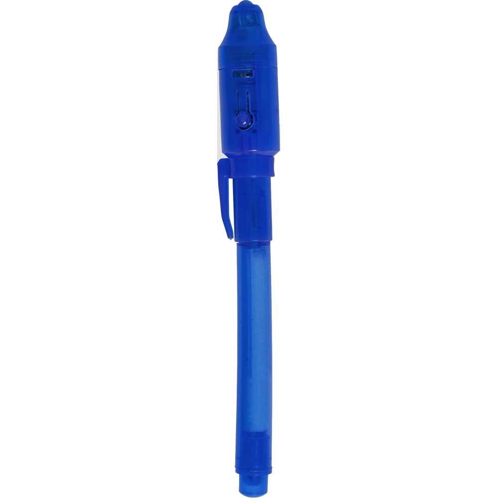 Długopis z niewidzialnym tuszem, lampka UV V1795-04 granatowy
