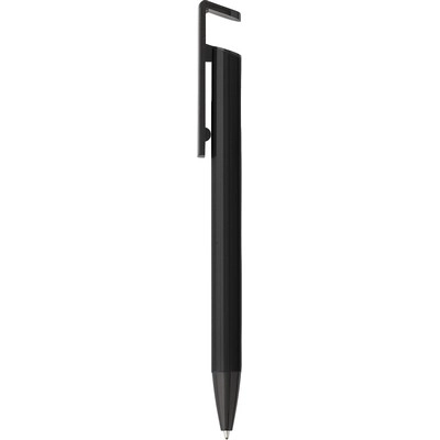 Długopis, stojak na telefon V1812-03 czarny
