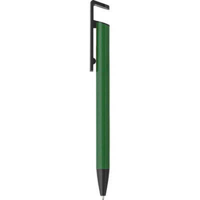 Długopis, stojak na telefon V1812-06 zielony