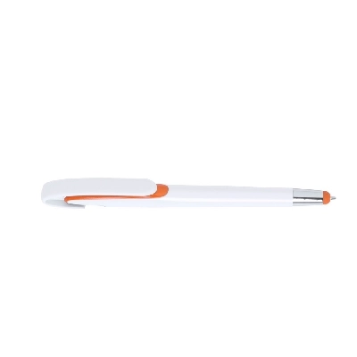 Długopis, touch pen V1820-07 pomarańczowy