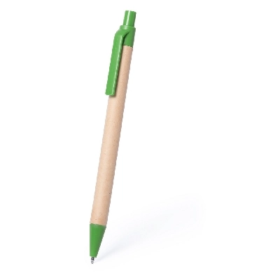 Zestaw piśmienny z kartonu z recyklingu, długopis i ołówek mechaniczny V1831-00 neutralny