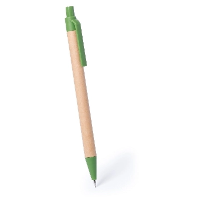 Zestaw piśmienny z kartonu z recyklingu, długopis i ołówek mechaniczny V1831-00 neutralny