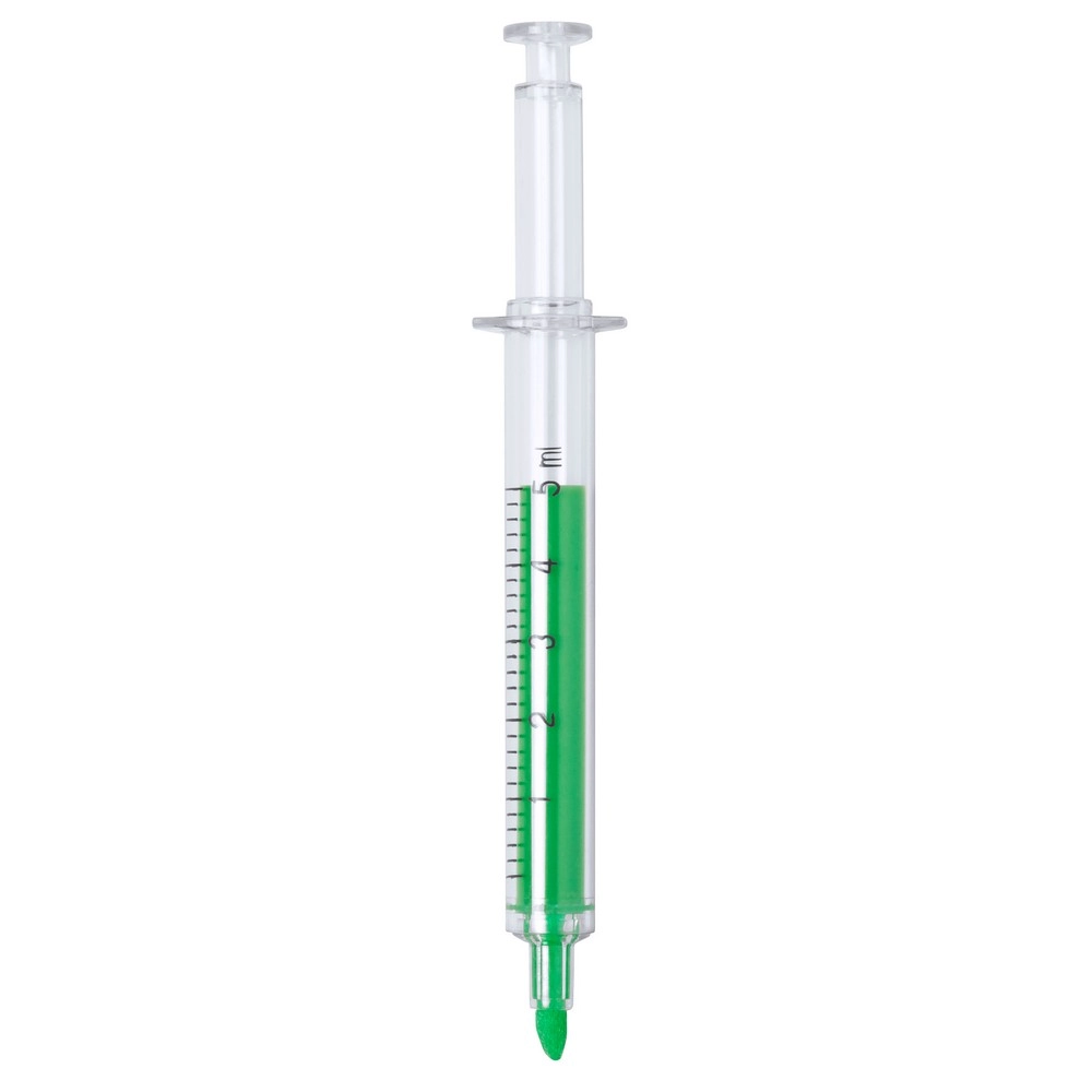 Zakreślacz strzykawka V1836-06 zielony