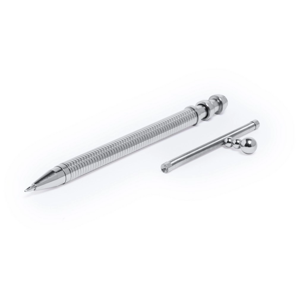 Długopis antystresowy, fidget pen V1841-32 srebrny
