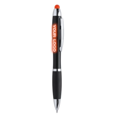 Długopis, touch pen V1909-07 pomarańczowy