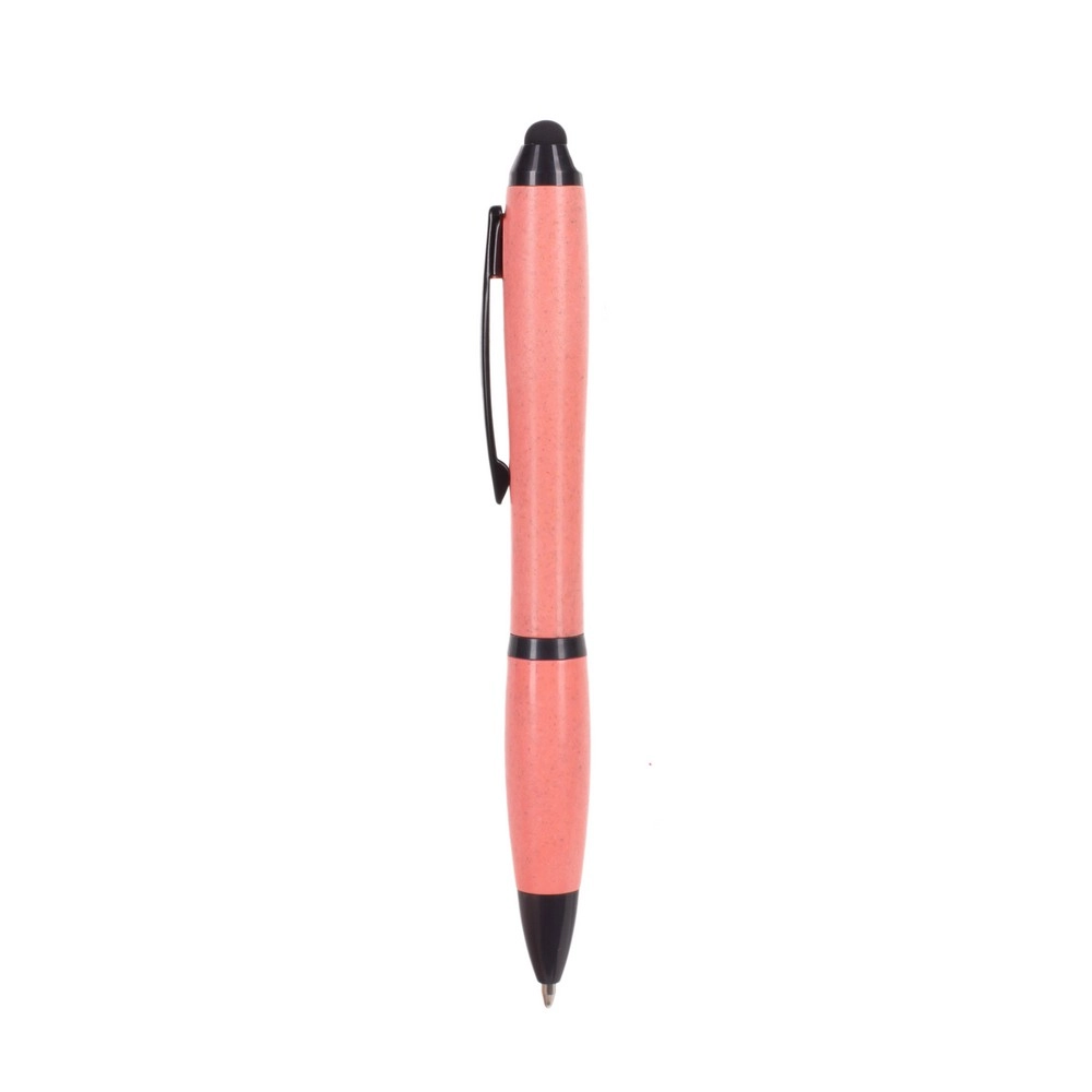 Bambusowy długopis, touch pen V1933-21 różowy