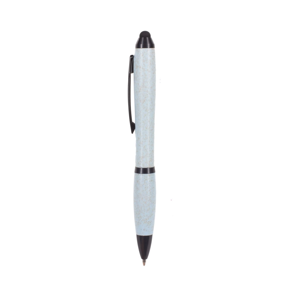 Bambusowy długopis, touch pen V1933-23 niebieski