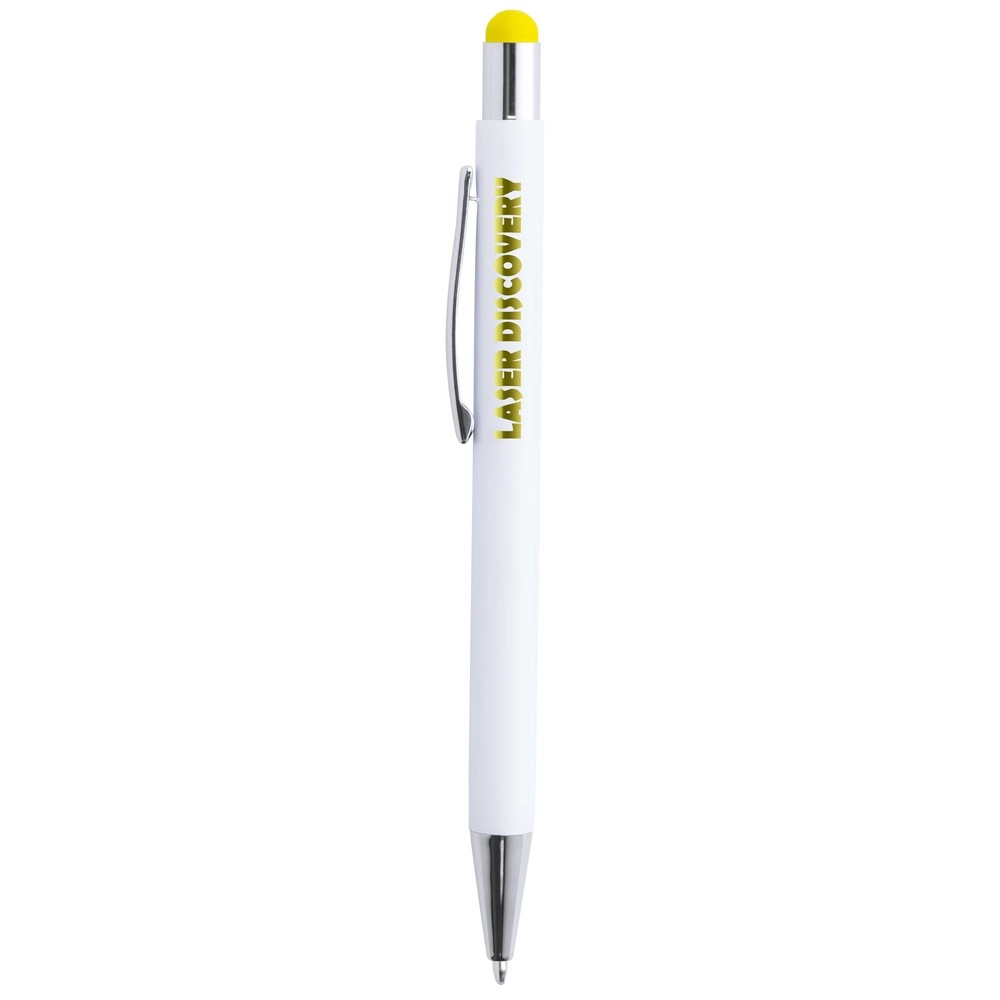 Długopis, touch pen V1939-08 żółty