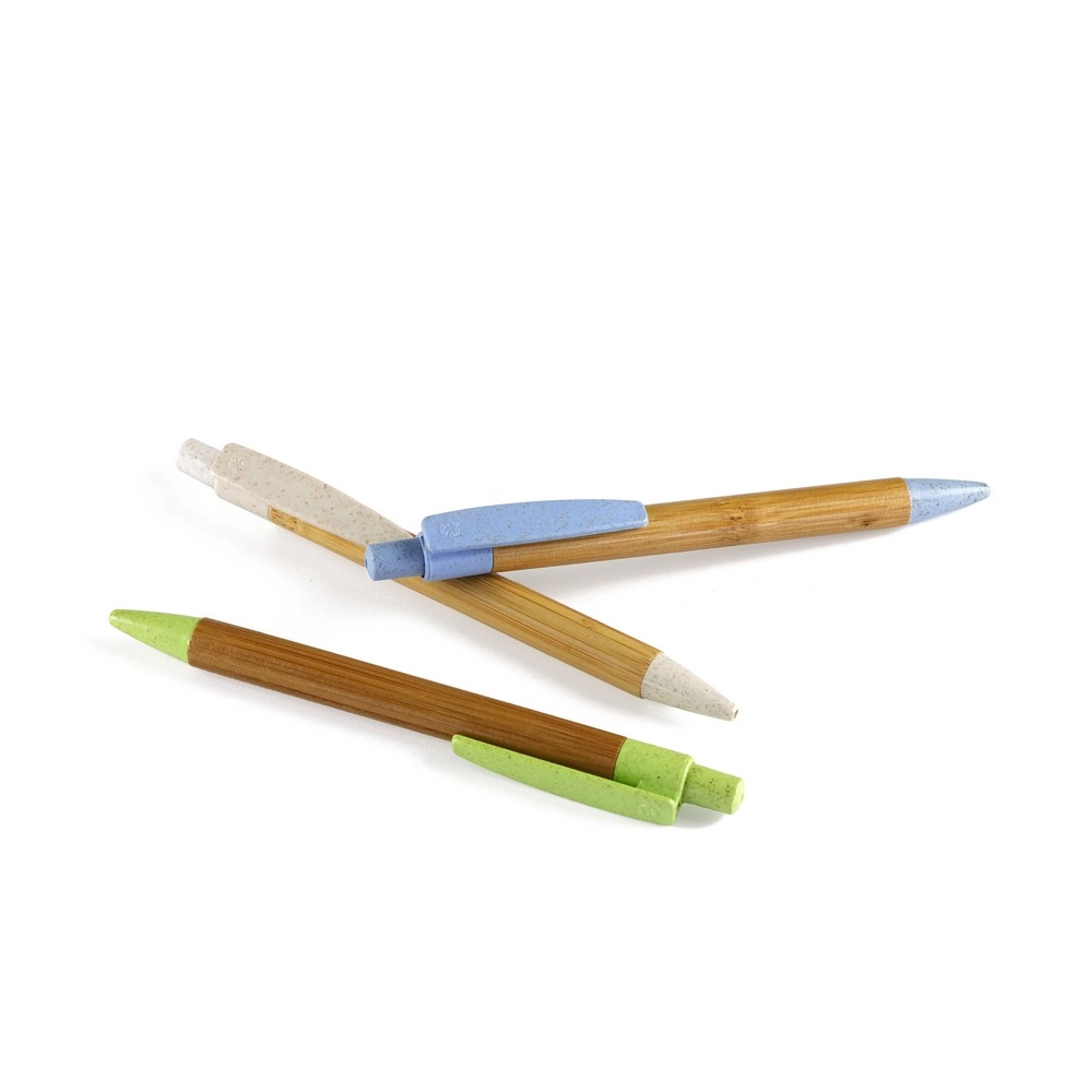 Bambusowy długopis | Brock V1947-10 zielony