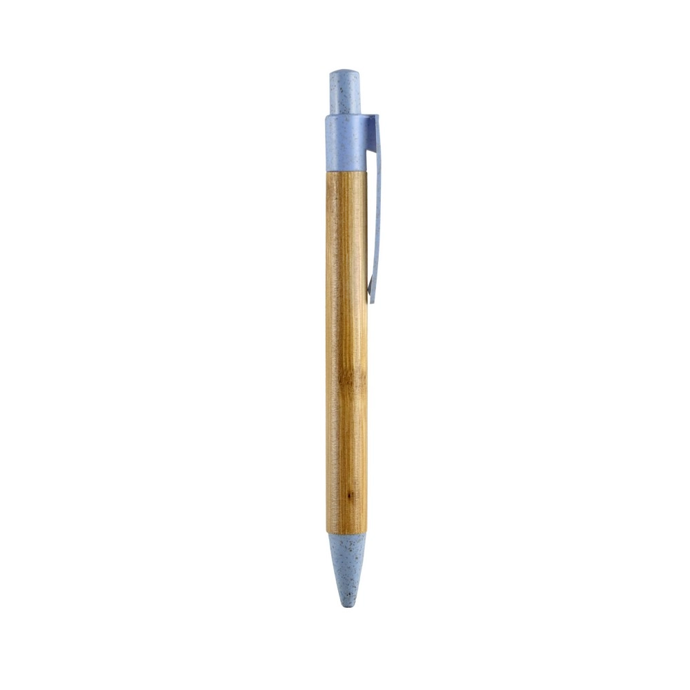 Bambusowy długopis | Brock V1947-11 niebieski