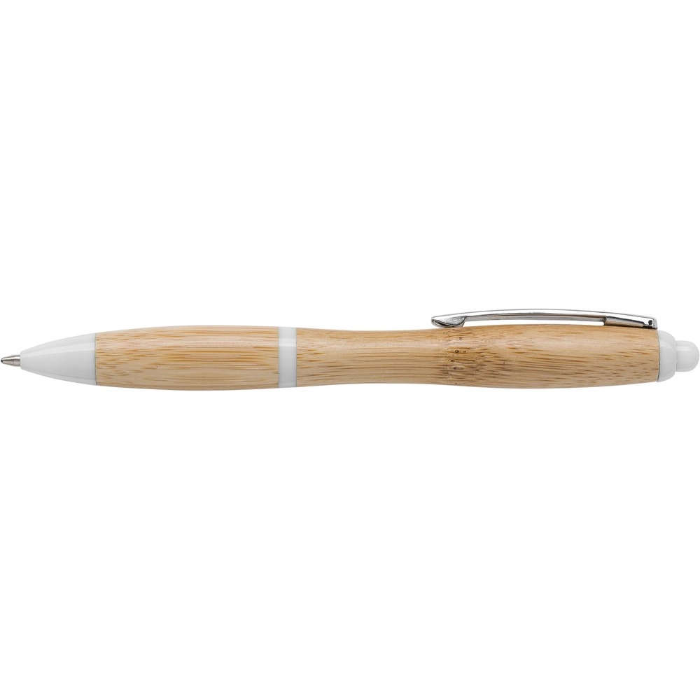 Bambusowy długopis V1965-02 biały