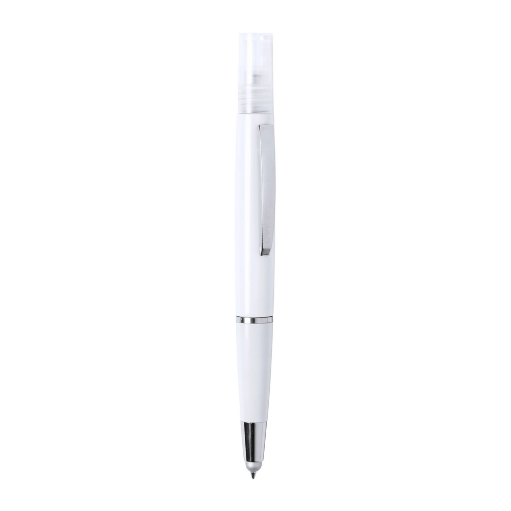 Długopis antybakteryjny z atomizerem i zatyczką, touch pen V1985-02