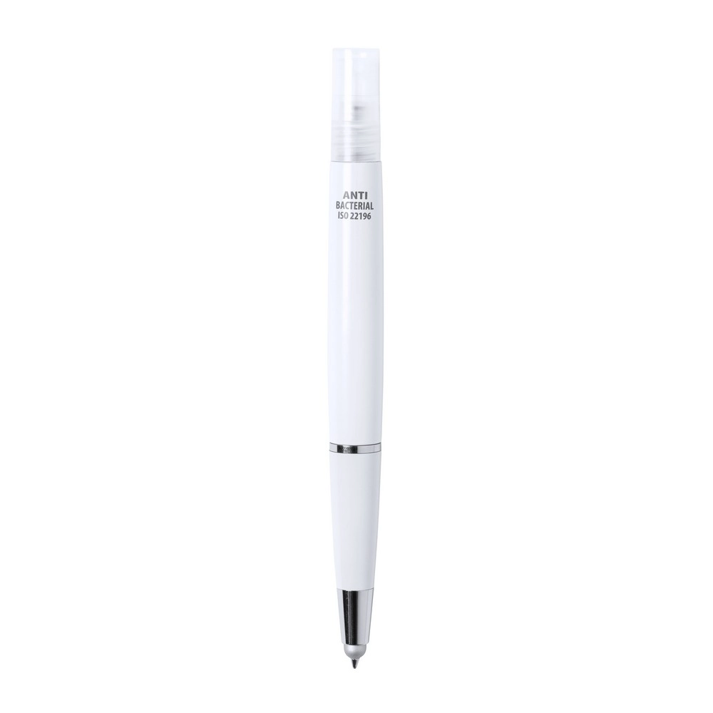 Długopis antybakteryjny z atomizerem i zatyczką, touch pen V1985-02