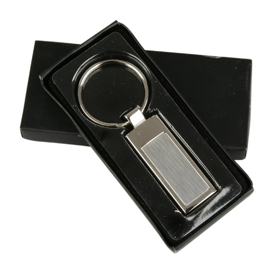 Prostokątny brelok do kluczy | Stella V2028-32 srebrny
