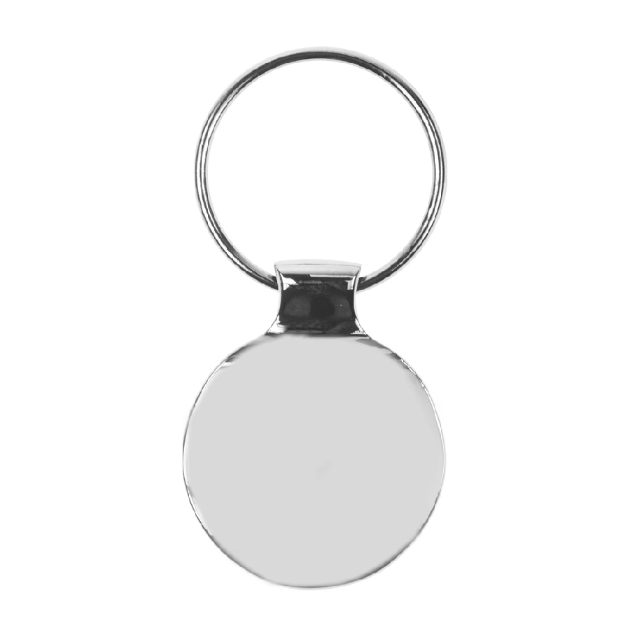 Okrągły brelok do kluczy | Lisa V2033-32 srebrny
