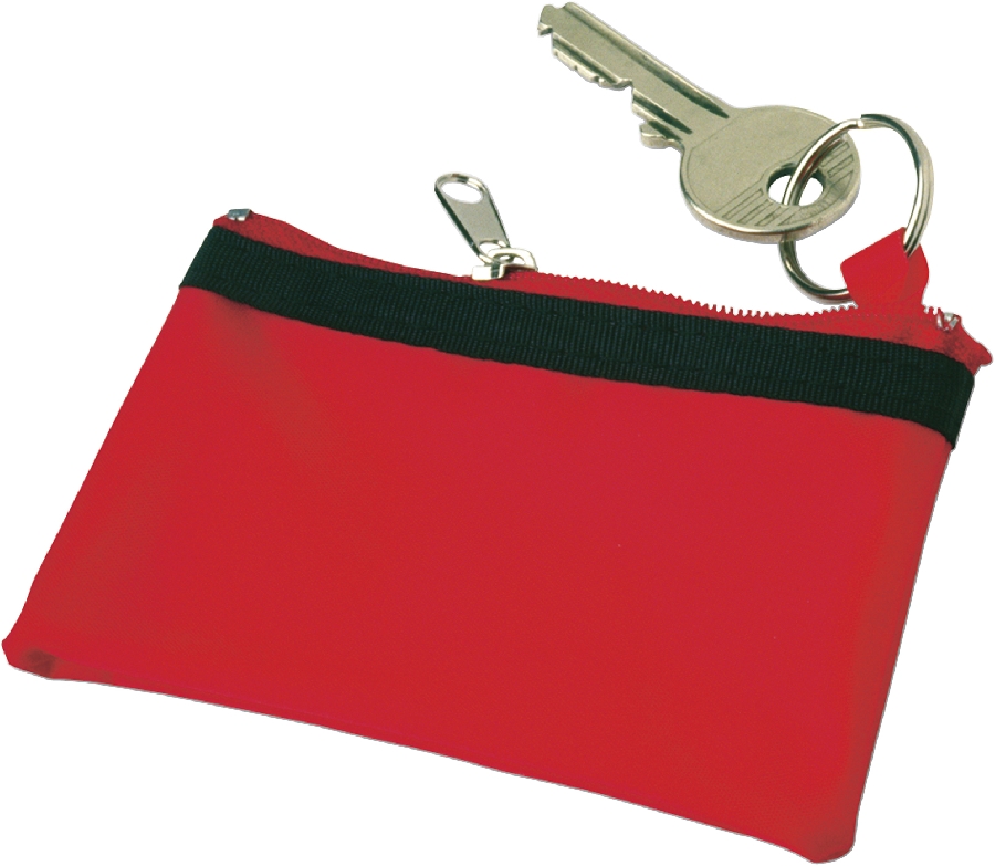 Etui na klucze, portmonetka, brelok do kluczy V2069-05 czerwony