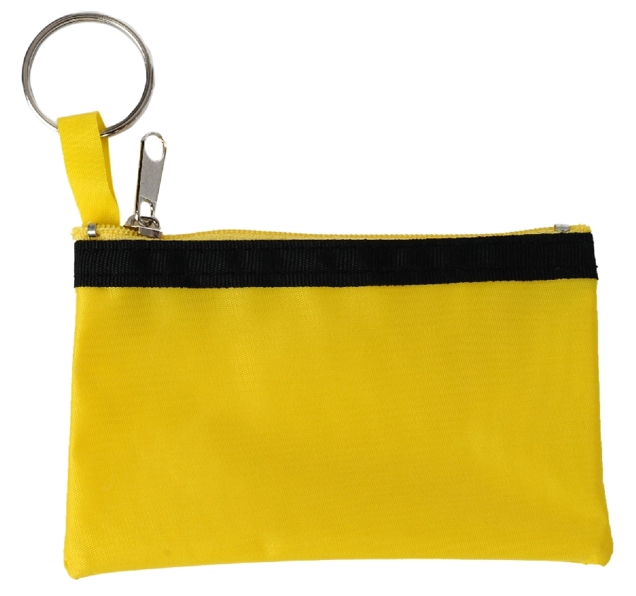 Etui na klucze, portmonetka, brelok do kluczy V2069-08 żółty