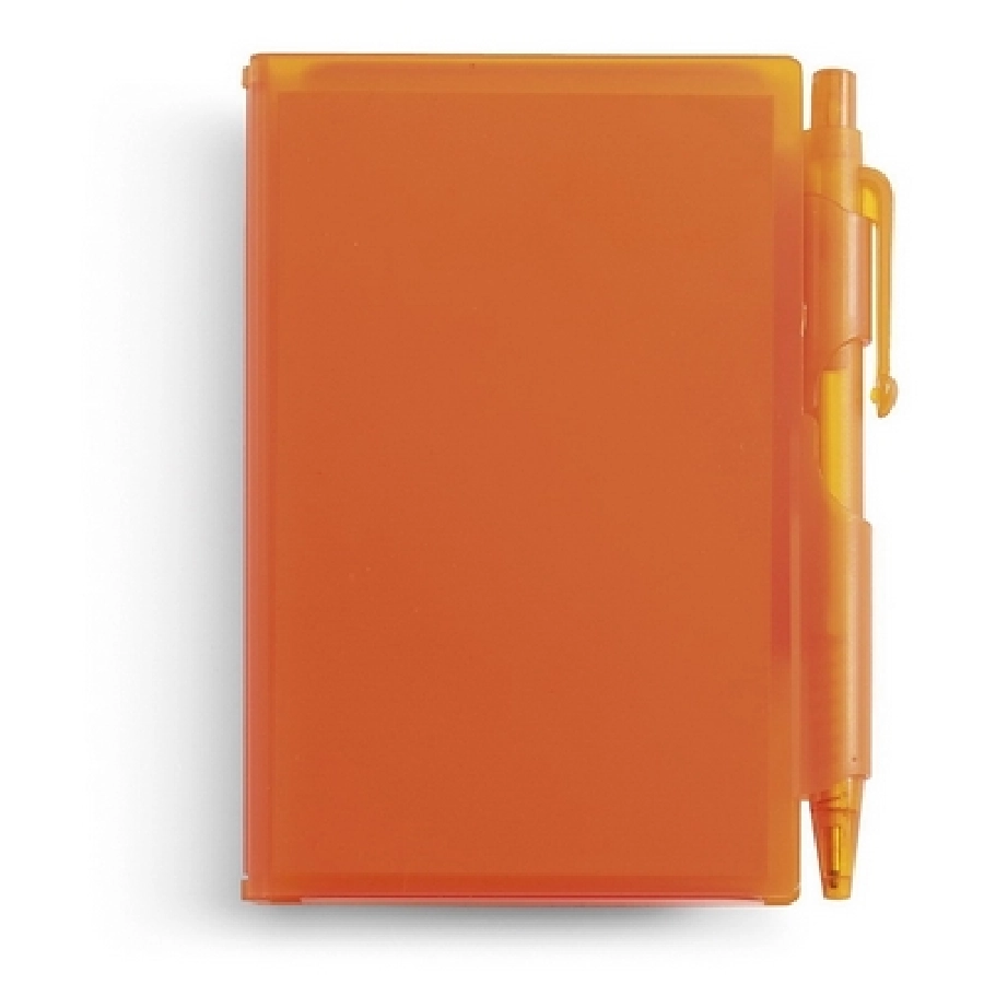 Notatnik ok. A7 z długopisem V2249-07 pomarańczowy