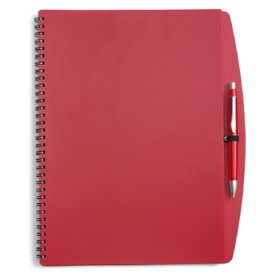 Notatnik A4 z długopisem V2334-05 czerwony
