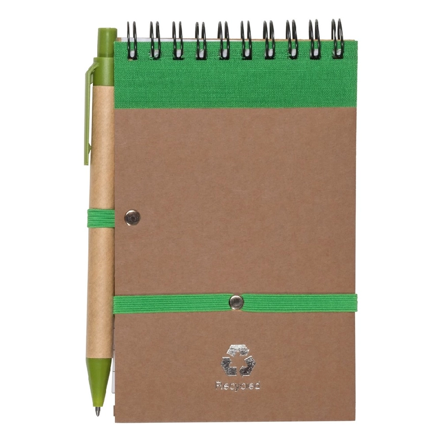 Notatnik ok. A6 z długopisem | Chapman V2335-06 zielony