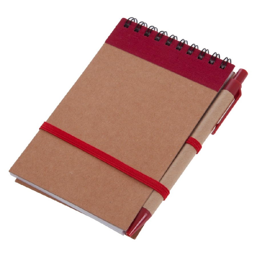 Notatnik ok. A6 z długopisem V2335-A-05 czerwony