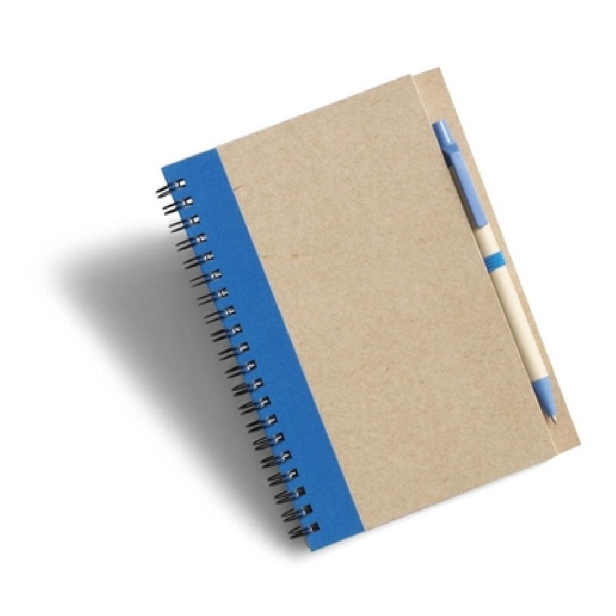 Notatnik (kartki w linie) z długopisem V2389-11-A niebieski