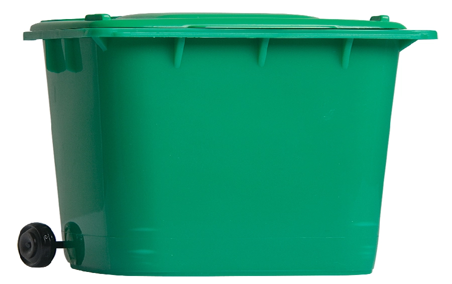 Pojemnik na przybory do pisania kontener na śmieci V2565-06 zielony