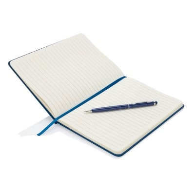 Zestaw upominkowy, notatnik A5 (kartki w linie), długopis V2717-11 niebieski