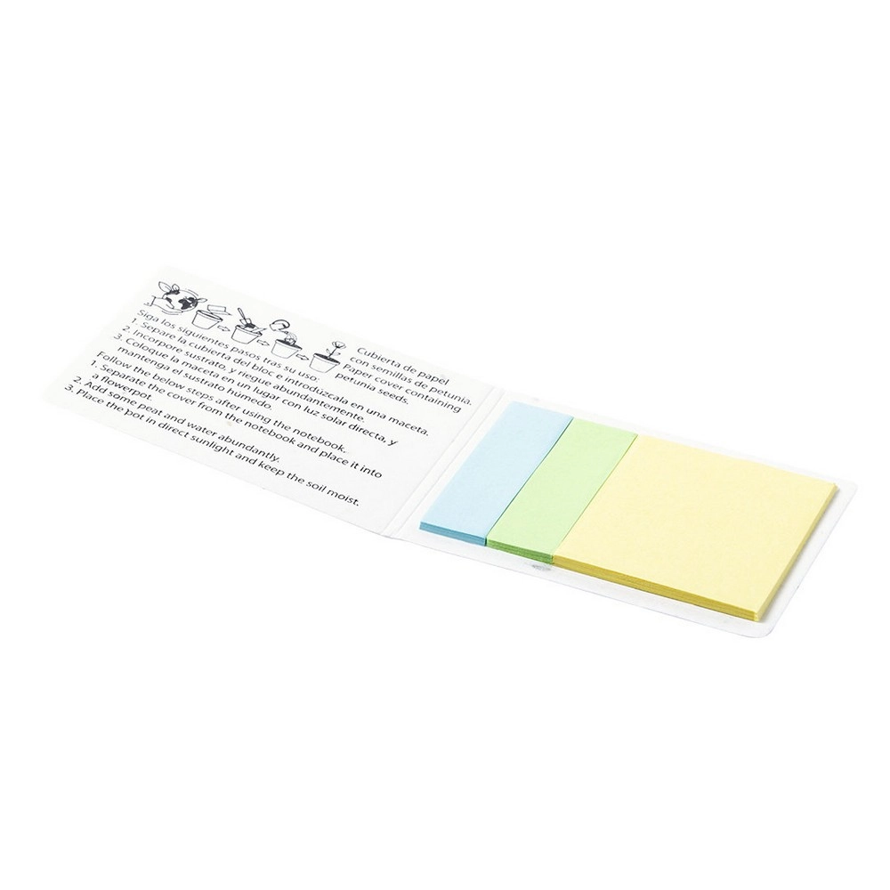 Zestaw do notatek, karteczki samoprzylepne, papier z nasionami V2781-02
