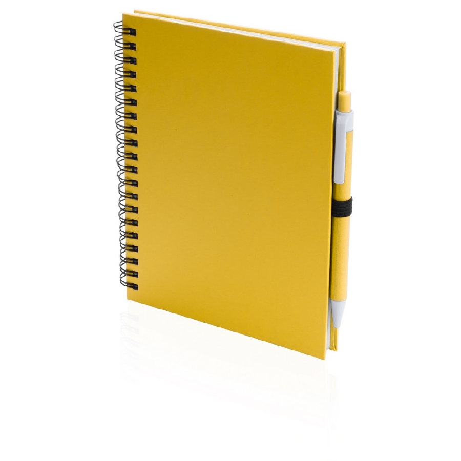 Notatnik ok. A5 z długopisem V2795-08 żółty