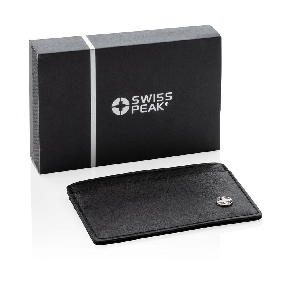 Etui na karty kredytowe Swiss Peak, ochrona RFID V2875-03 czarny