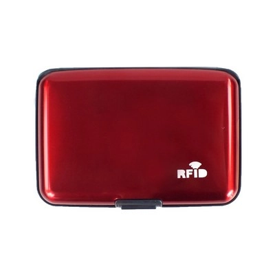 Etui na karty kredytowe, ochrona RFID V2881-05 czerwony