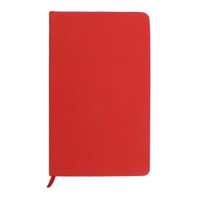 Notatnik ok. A6 z długopisem z zatyczką, touch pen V2887-05 czerwony